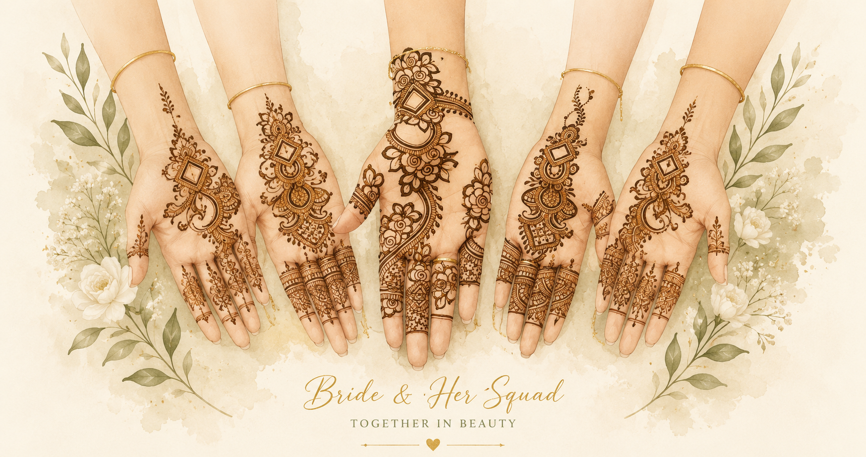 Brides maid mehndi at affordable price in chennai